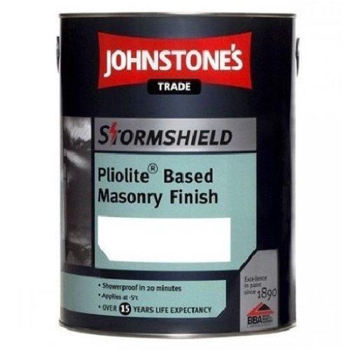 JOHNSTONES Stormshield Pliolite Based Masonry Finish фарба для зовнішніх робіт 5л