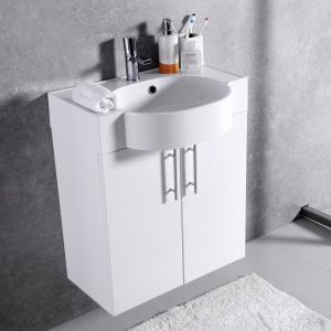 Шкафчик навесной Fancy Marble модель Ibiza 60 с раковиной Comfort 612 C