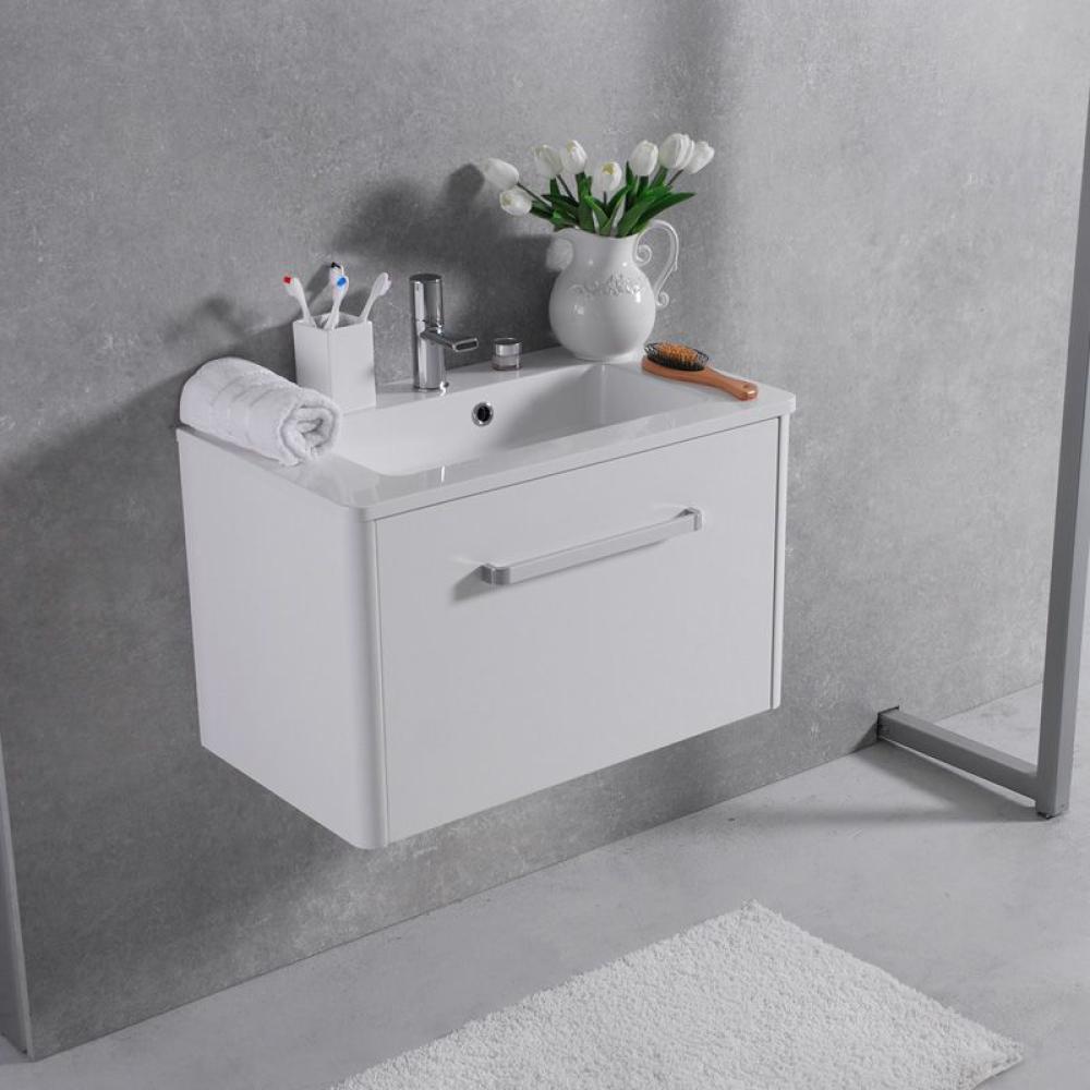Шкафчик навесной Fancy Marble модель Bali 70 с раковиной Annabelle