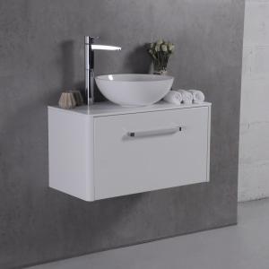 Шкафчик навесной Fancy Marble модель Fiji 80 с раковиной Mona