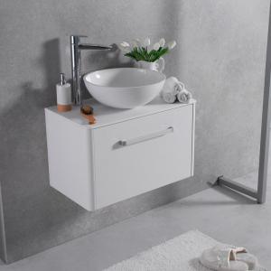 Шкафчик навесной Fancy Marble  модель Fiji 70 с раковиной Mona