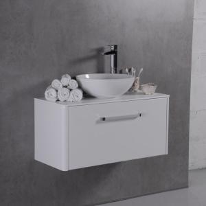 Шкафчик навесной Fancy Marble  модель Fiji 90 с раковиной Mona