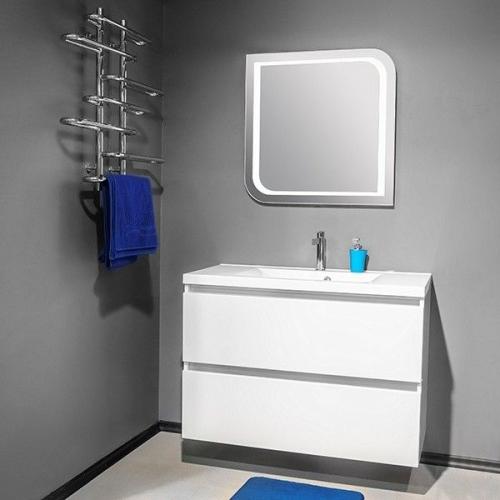 Шафка навісна Fancy Marble модель Borneo 1000 з раковиною Lucia