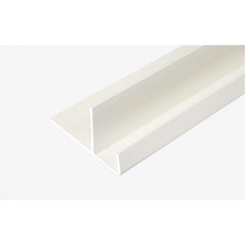 Профиль F соединительный белый 6м