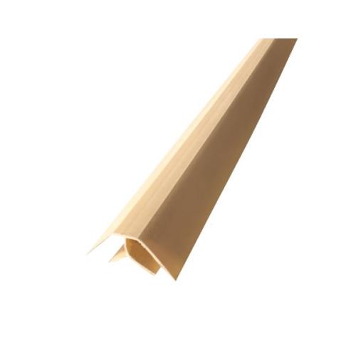 Угол ПВХ дуб светлый внутренний и внешний (6м)