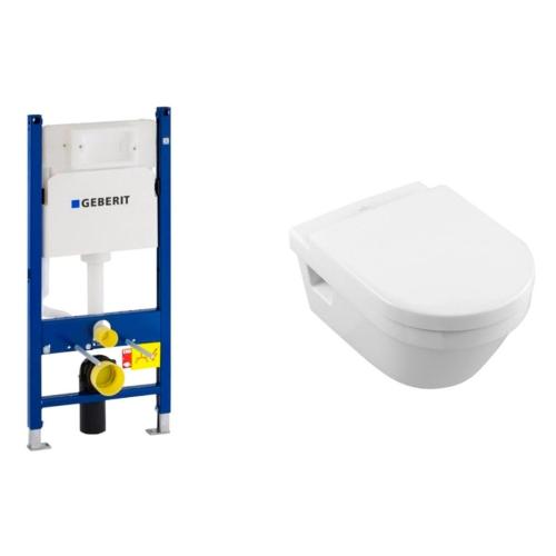 Инсталляция Geberit Duofix 458.126 с унитазом ARCHITECTURA (5684HR01) и сидением soft-close,