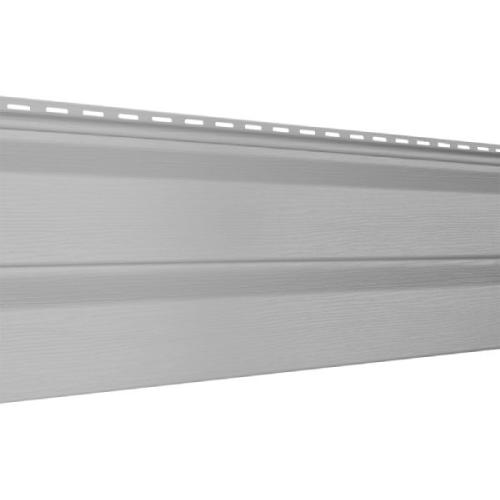 Сайдинг вініловий Пласт Корабельний брус Сірий