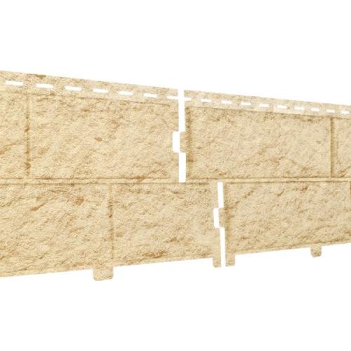 Сайдинг вініловий Пласт Stone House Камінь Золотистий