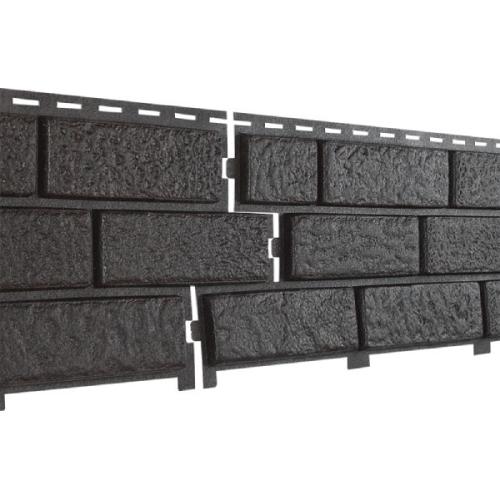 Сайдинг вініловий Ю-Пласт Stone House Цегла Коричневий подвійний замок