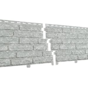 Сайдинг виниловый Ю-Пласт Stone House Кварцит Светло-Серый