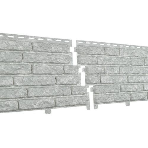 Сайдинг виниловый Ю-Пласт Stone House Кварцит Светло-Серый