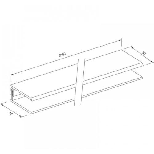 Планка финишная Kerrafront FS-252