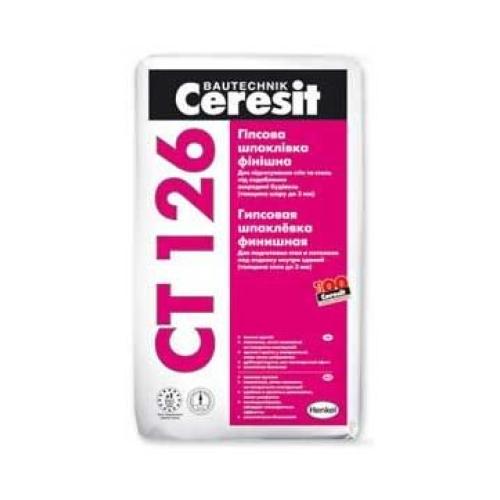СERESIT CT-126 Шпаклевка гипсовая финишная 25 кг
