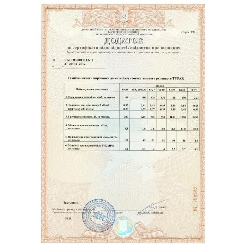 Геотекстиль Typar SF56 (200x5.2м)