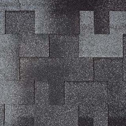 Tegola Битумная черепица Nordland Alpin (Черная с отливом)