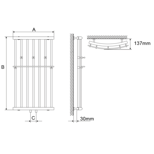 Полотенцесушитель водяной Laris Ларис П Полотенцесушитель водяной Laris Ларис П