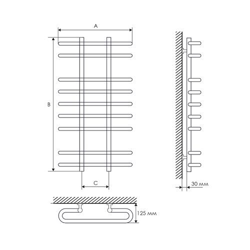 Полотенцесушитель водяной Laris Сахара Полотенцесушитель водяной Laris Сахара