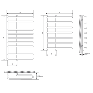 Сушка для рушників водяна Laris Ліра Сушка для рушників водяна Laris Ліра