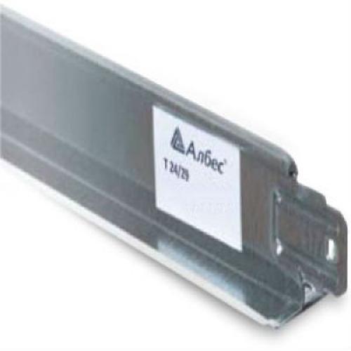 Аlubest Т-профіль білий мат 0,6м економ