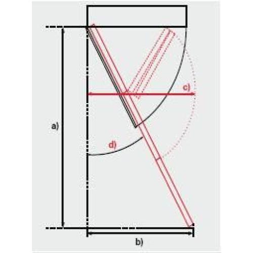 Чердачная лестница Roto BTR Norm 8/3 ISO-RC (120*60) h 280 см