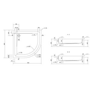 Поддон Cersanit Tako 90/16 Поддон Cersanit Tako 90/16