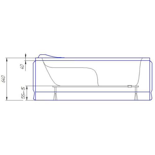 Ванна акрилова Artel Plast (Siracusa) 1600х700 Ванна акрилова Artel Plast (Siracusa) 1600х700