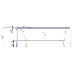 Ванна акрилова Artel Plast (Pescara) Олівія 1700х700 Ванна акрилова Artel Plast (Pescara) Олівія 1700х700