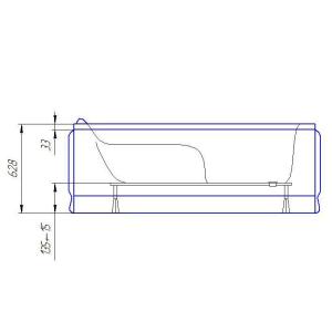 Ванна акриловая Artel Plast (Forli) Варвара 1800х800