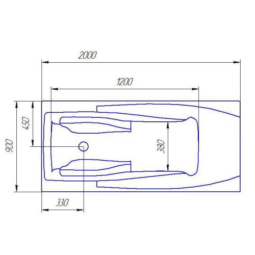 Ванна акрилова Artel Plast Желана (Andria) 2000х900 Ванна акрилова Artel Plast Желана (Andria) 2000х900