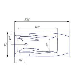 Ванна акрилова Artel Plast (Arezzo) Василіса 2050х900