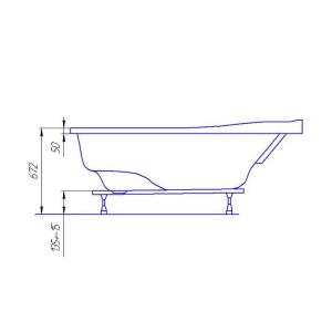 Ванна акрилова Artel Plast (Arezzo) Василіса 2050х900