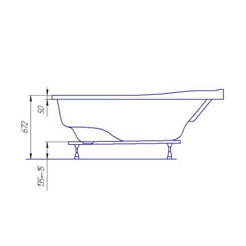 Ванна акрилова Artel Plast (Arezzo) Василіса 2050х900
