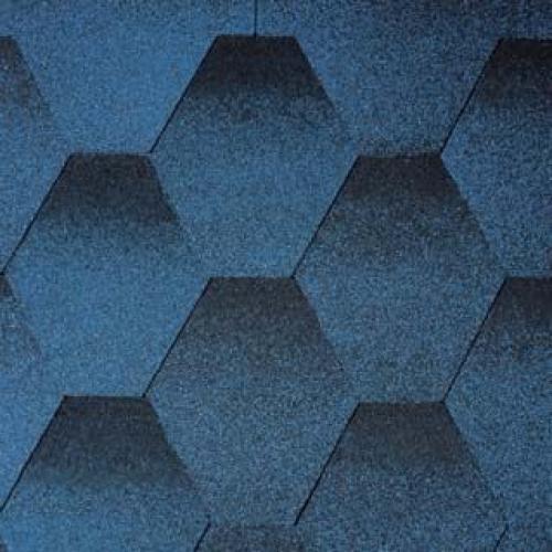 Tegola Бітумна черепиця Nordland Nordik (Синя з відливом)