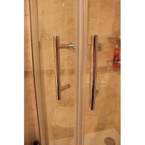 Душова кабіна Frame Primera SHQC 51106 напівкругла 100 см (сифон у подарунок)