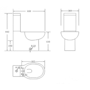 Унітаз-компакт Primera Shape 8190015