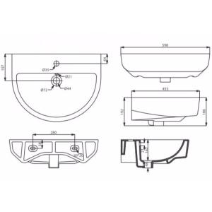 Раковина Primera Grand 8100022