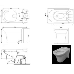 Унітаз-компакт Devit Vintage 3010122 Унітаз-компакт Devit Vintage 3010122