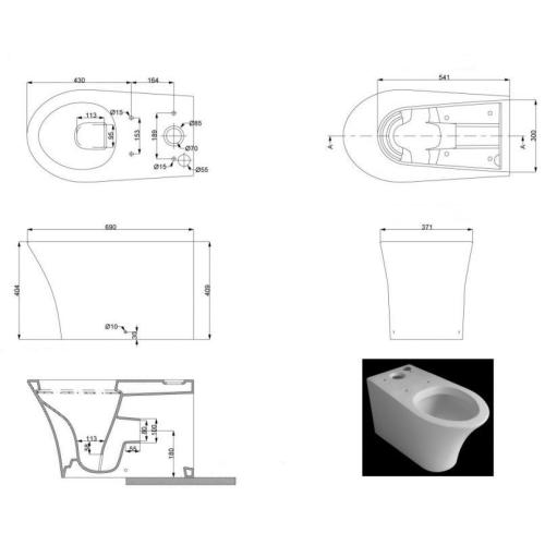 Унітаз-компакт Devit Gredos 3010129 Унітаз-компакт Devit Gredos 3010129