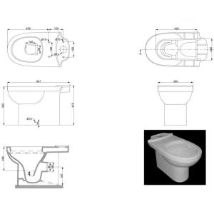 Унітаз-компакт Devit Smart 3010146