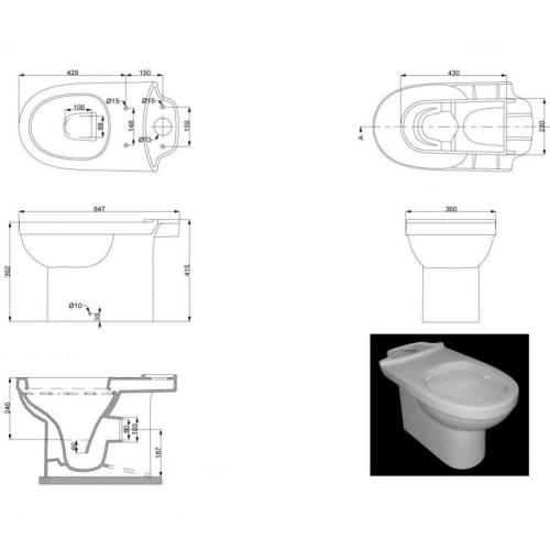 Унітаз-компакт Devit Smart 3010146