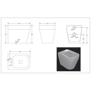 Підлоговий унітаз Devit Optima 3030130 Підлоговий унітаз Devit Optima 3030130