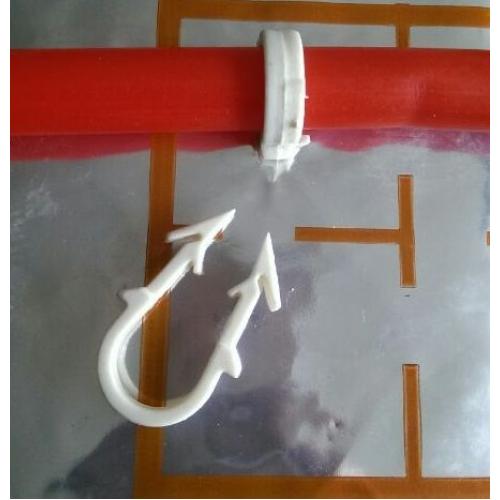 Скоба якірна для кріплення труб теплої підлоги 16 мм Скоба якірна для кріплення труб теплої підлоги 16 мм