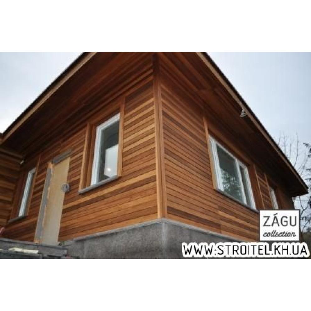 Фасадная доска ДПК Zagu Muris, махагон
