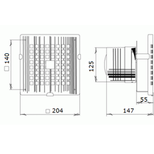 Blauberg Art 125 бытовой вентилятор Blauberg Art 125 бытовой вентилятор