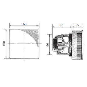 Blauberg Eco 100 побутовий вентилятор Blauberg Eco 100 побутовий вентилятор