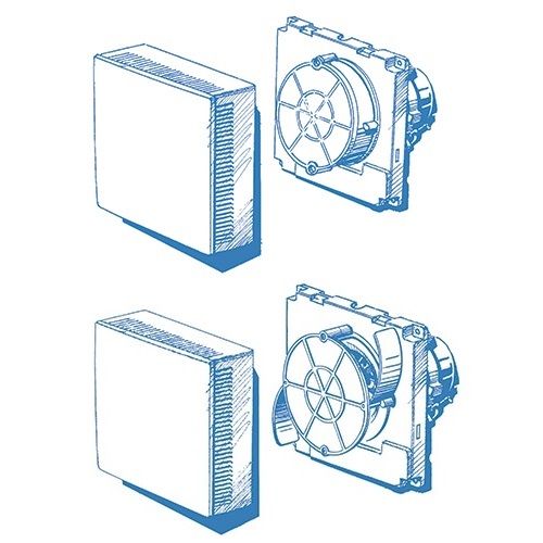Blauberg Eco 100 побутовий вентилятор Blauberg Eco 100 побутовий вентилятор