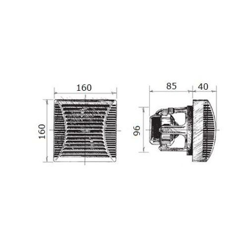 Blauberg Brise 100 Max бытовой вентилятор