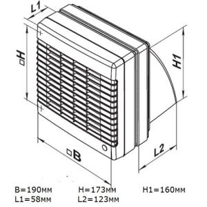 Vents 125 МАО2 бытовой вентилятор