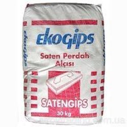 Шпаклівка гіпсова фінішна EKOGIPS SATENGIPS 30 кг