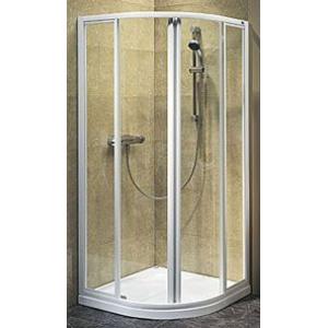 Кабина Kolo ATOL PLUS полукруглая 80х80 см, двери раздвижные.